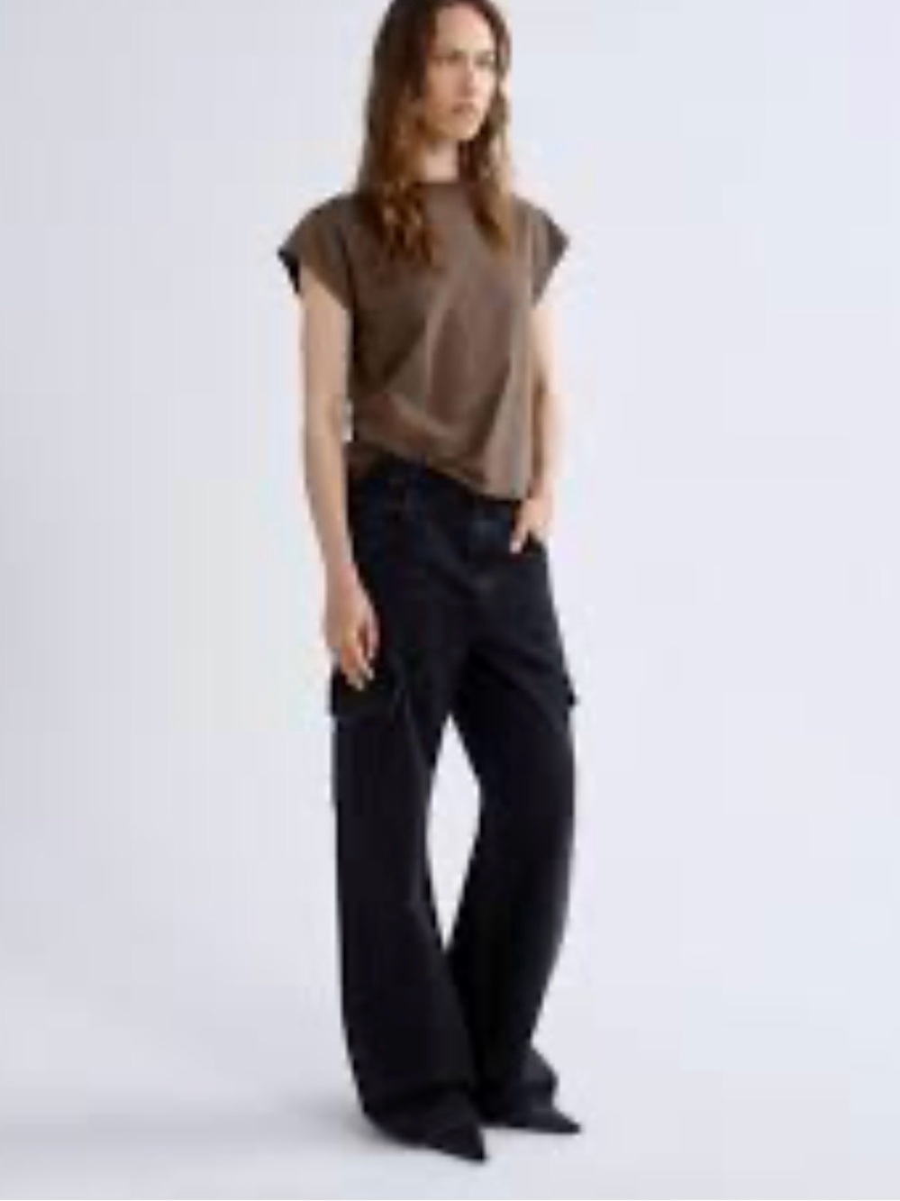 AGOLDE Minka Cargo Jeans, high-rise, wide-leg utility jeans Size 26